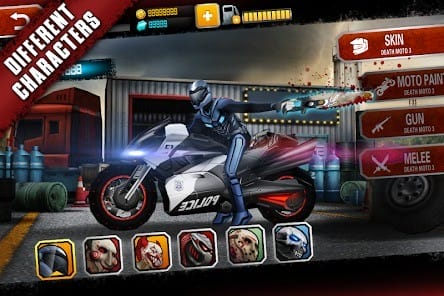 Death moto 3 fighting rider mod apk 1.2.273 god mod, one hit1