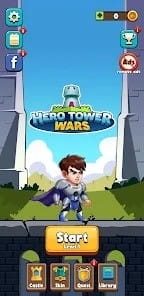 Hero tower wars merge puzzle mod apk 7.5 unlimited money, unlocked1