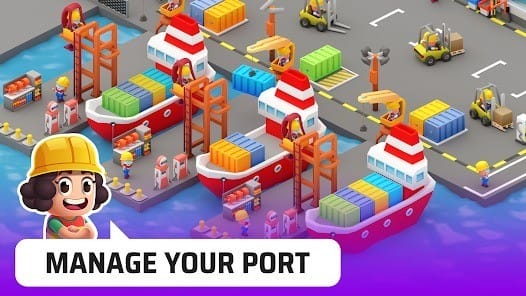 Idle shipping life tycoon mod apk 0.8 unlimited money1