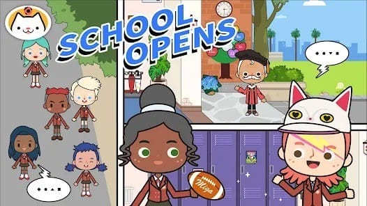Miga Town My School MOD APK 1.3 Free shopping Banner