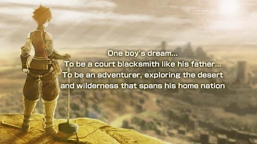 Blacksmith of the Sand Kingdom MOD APK 1.10g Mega Menu Banner