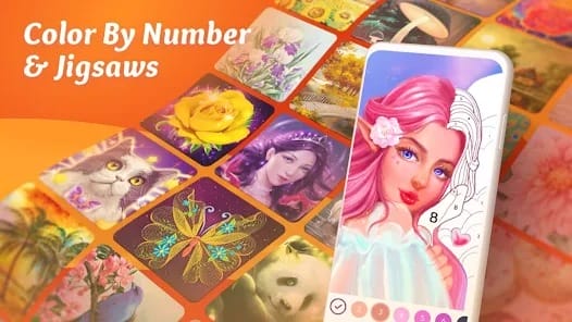 Color by number coloring games mod apk 3.11.4 unlimited hints1