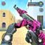 Commando Gun Shooting Games 3D MOD APK 4.1 One Hit, Ammo, Speed Icon