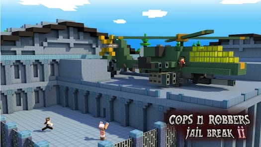 Cops n robbers prison games 2 mod apk 2.2.9 god mode, one hit, nohunger1