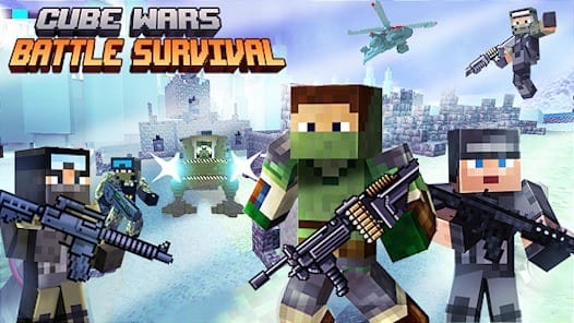 Cube wars battle survival mod apk 1.67 enemy can't attack1