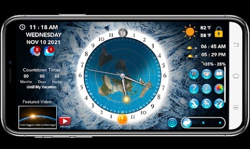 Flat earth sun moon zodiac clock apk 5.11.6 patched1