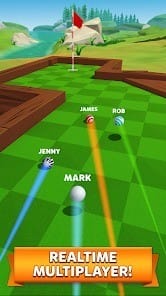 Golf Battle MOD APK 2.5.6 Automatically hit the hole Banner