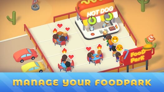 Idle food park tycoon mod apk 1.7 instant finished1