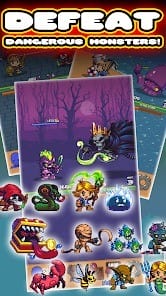 Idle Grindia Dungeon Quest MOD APK 0.4.001 Dumb Enemy, Free Upgrade Banner