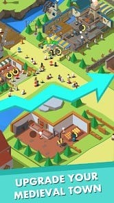 Idle medieval town tycoon clicker medieval mod apk 1.1.23 unlimited money1