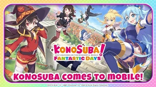 KonoSuba Fantastic Days MOD APK 4.11.0 Damage Defense, Infinite SP & Skill Banner