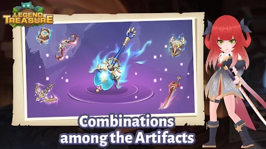 Legend of Treasure Fantasy Land of Gold Arrow! MOD APK 1.0.27 Unlimited Money, Menu Banner