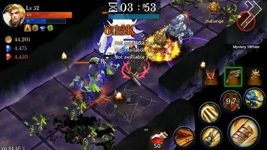 Monster dungeon hunting master mod apk 1.6 dumb enemies1
