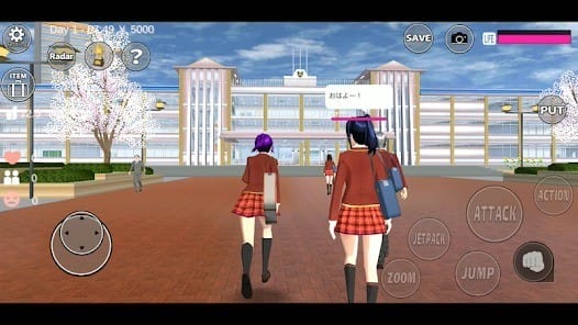 Sakura school simulator mod apk 1.039.55 mega menu unlocked money1