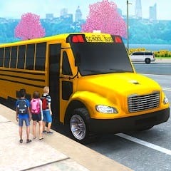 School Bus Simulator Driving 3D MOD APK 4.0 Speed Game