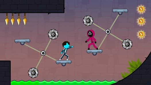 Stickman Red boy and Blue girl MOD APK 2.6.0 Unlimited Money Banner