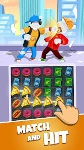 Match hit puzzle fighter mod apk 1.6.4 free shopping1