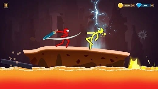 Epic stickman war fight games mod apk 1.10.0 unlocked skins, speed1