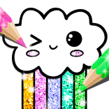 Kawaii Coloring Book Glitter MOD APK 1.4.1.3 No ADS