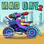 Mad Day 2 Shoot the Aliens MOD APK 2.0 Unlimited Fuel, High Gold Reward
