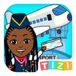 Tizi Town My Airport Games MOD APK 2.5 Unlocked Clothes