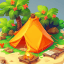 Merge Camp MOD APK 1.8.76 Menü, Exp Multipler, Unbegrenzte Münzen Icon